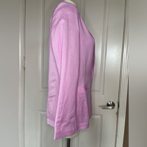 Pink linen blazer forever 21 size M nwt - Picture 2 of 9